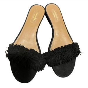 Aquazzura "Wild Thing" Flat Sandals